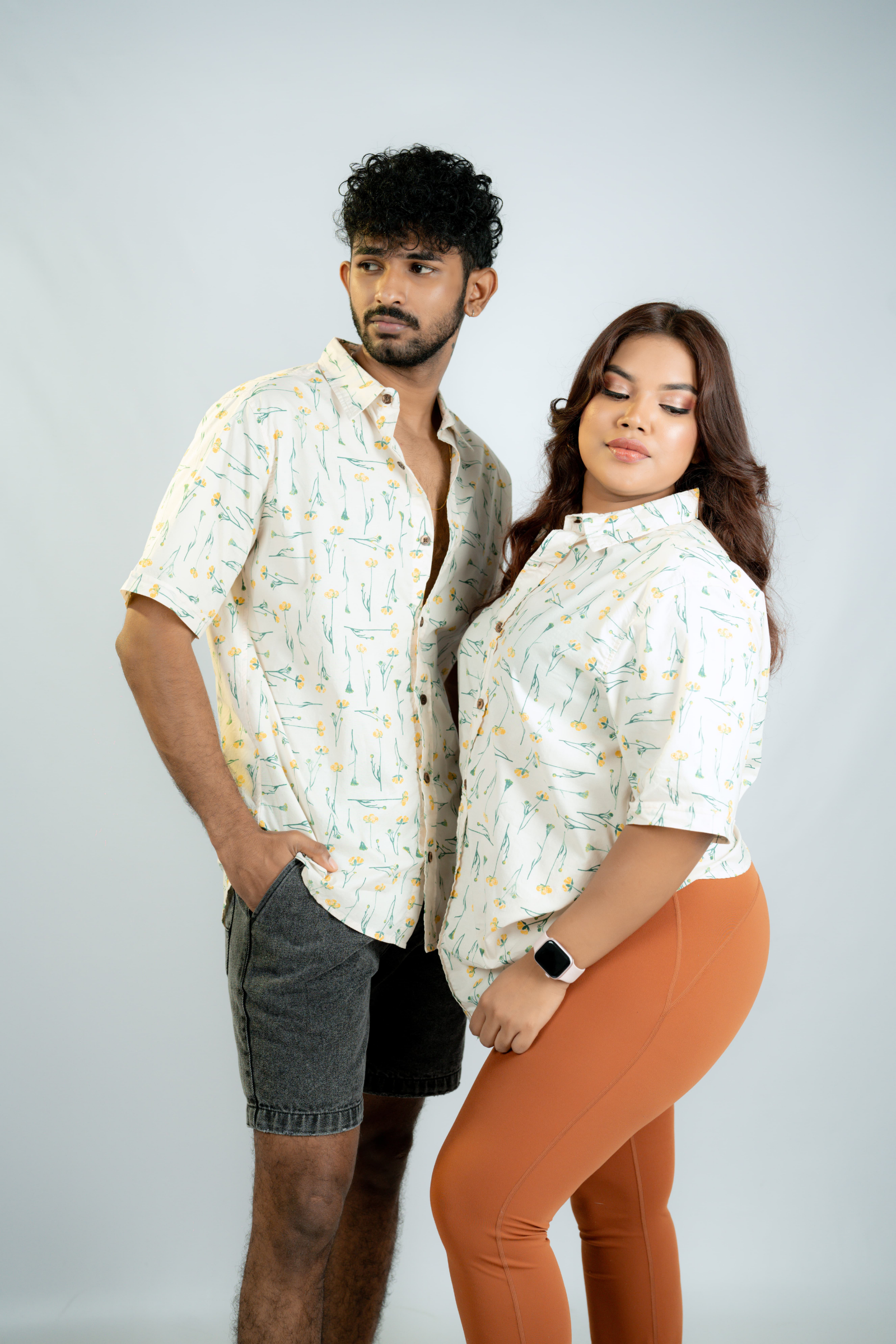 Wild flower printed unisex shirt Wild flower printed unisex shirt